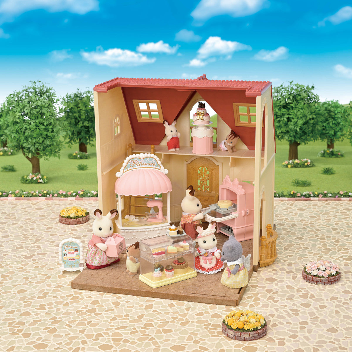 Calico Critter Village Cake Shop Starter Set