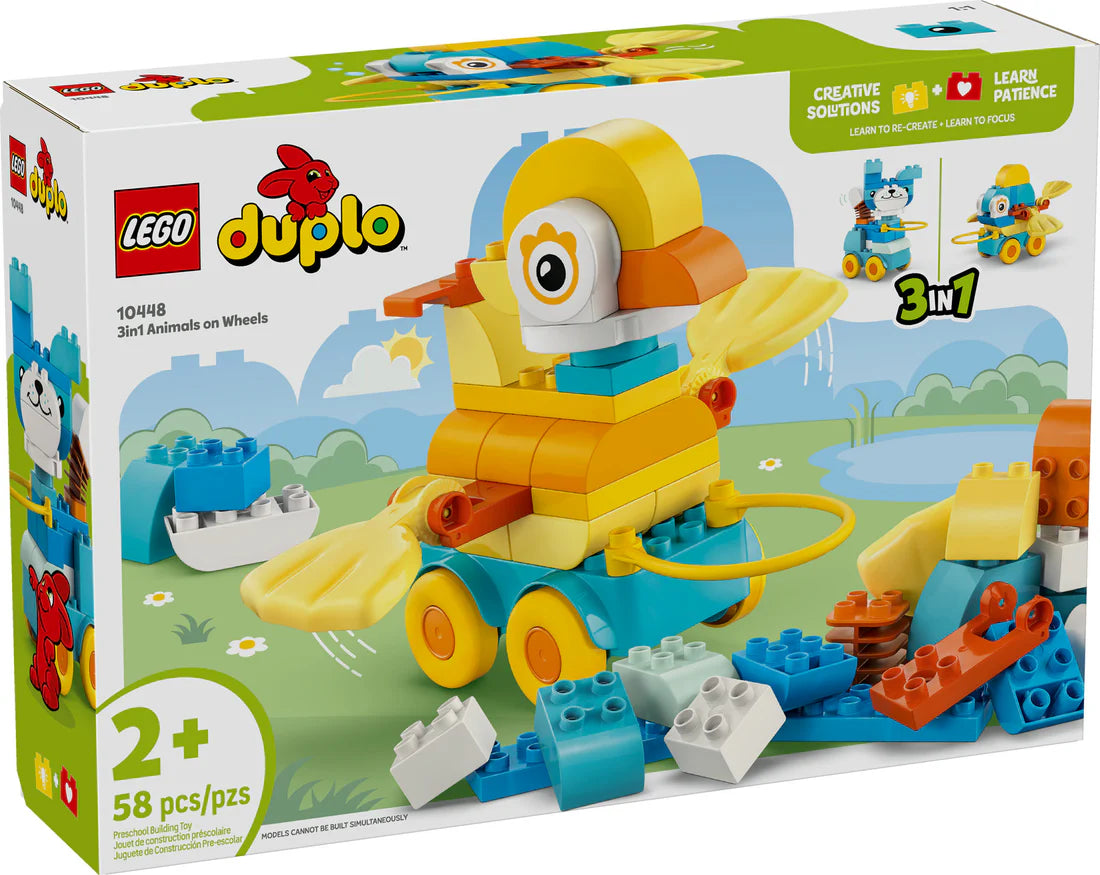 10448 Duplo 3 in 1 Animals on Wheels
