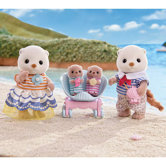 Calico Critter Sea Otter Family