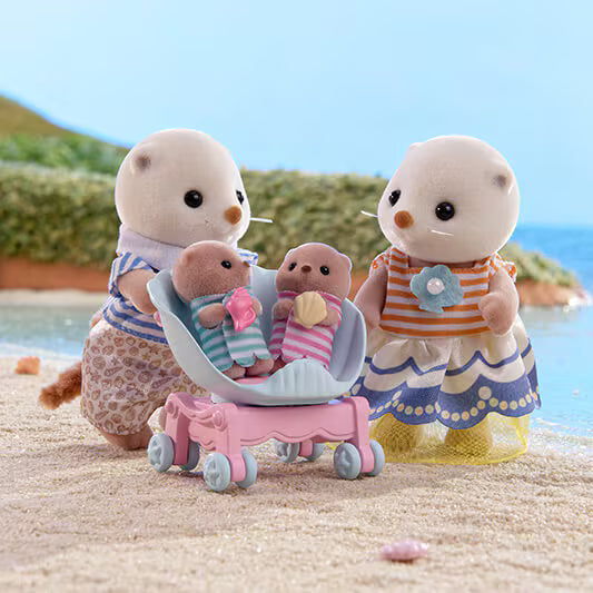 Calico Critter Sea Otter Family