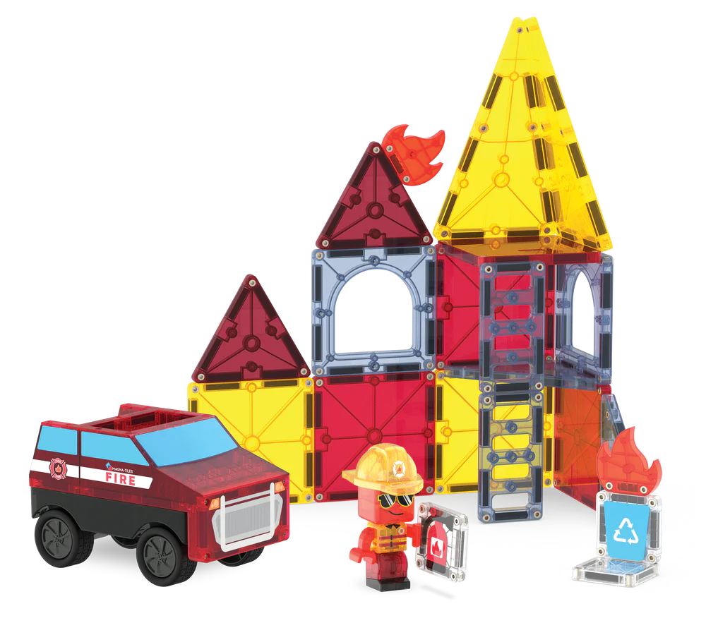 Magna Tiles Fire Rescue 27 pc SET