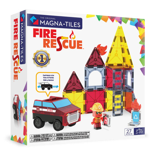 Magna Tiles Fire Rescue 27 pc SET