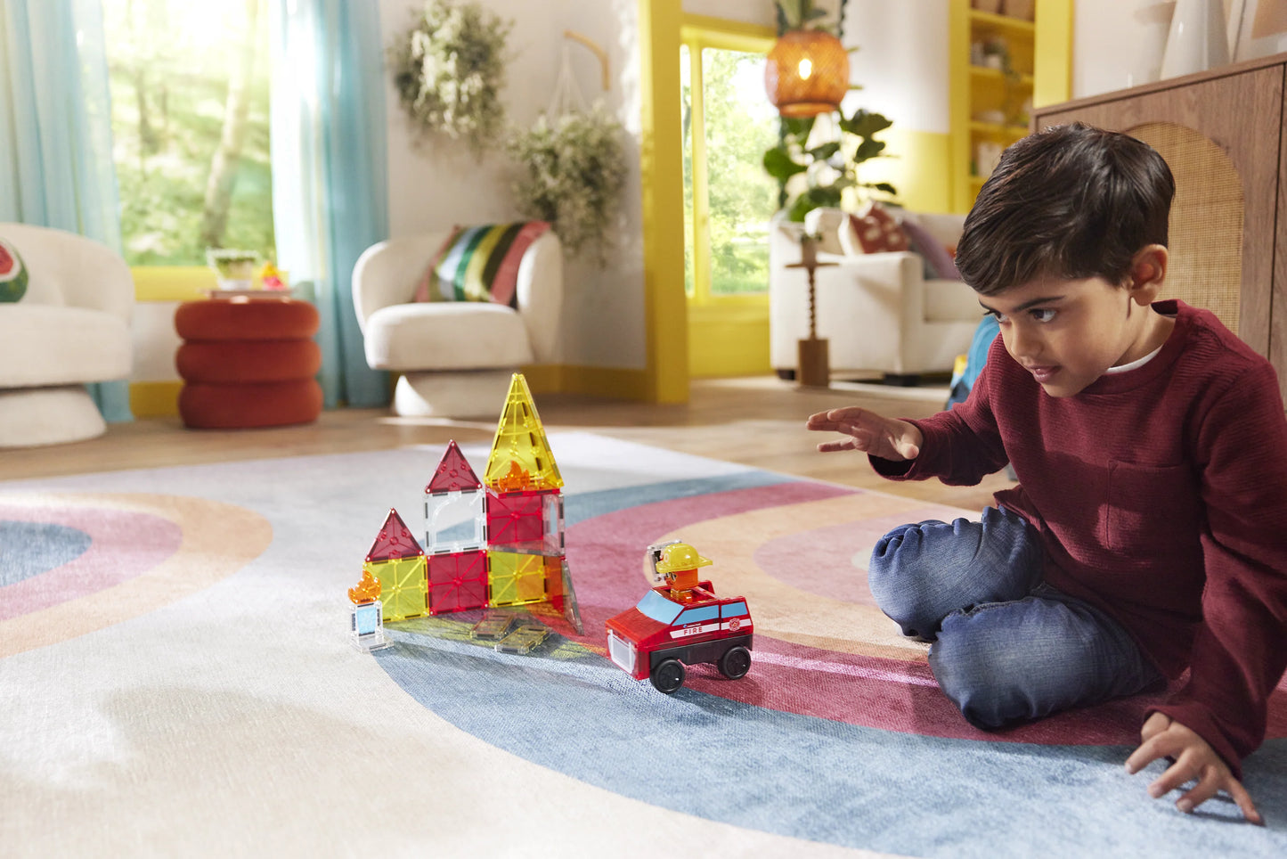 Magna Tiles Fire Rescue 27 pc SET