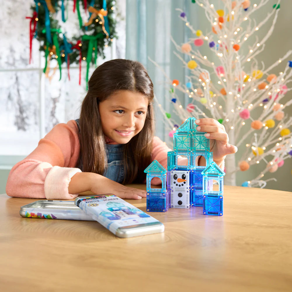 Magna-Tiles microMAGS Travel Winter Wonder