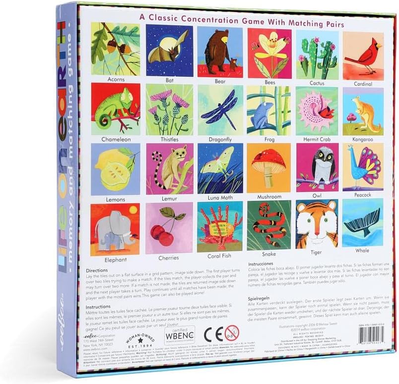 Life on Earth Memory & Matching Game