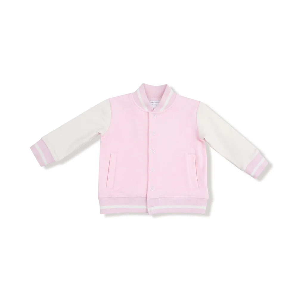Varsity Pink Letterman Jacket