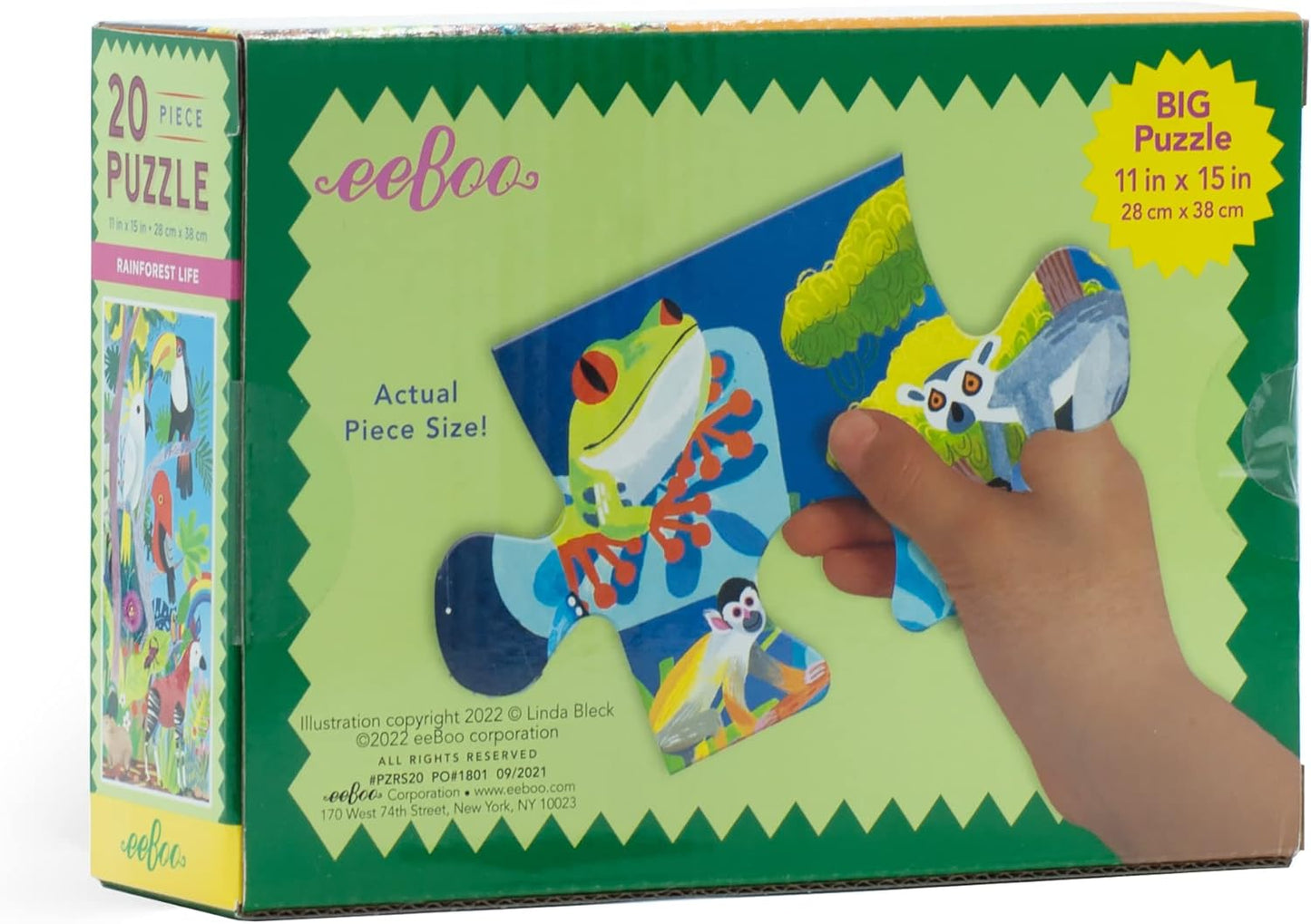 Rainforest Life 20 Piece Puzzle