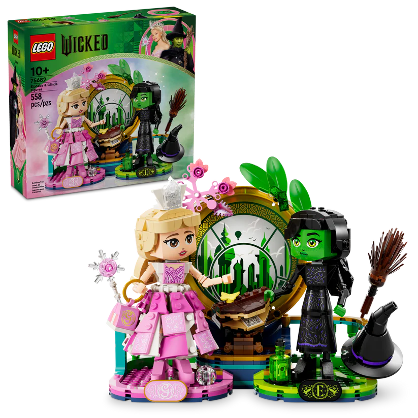 75682 WICKED Elphaba and Glinda Figures