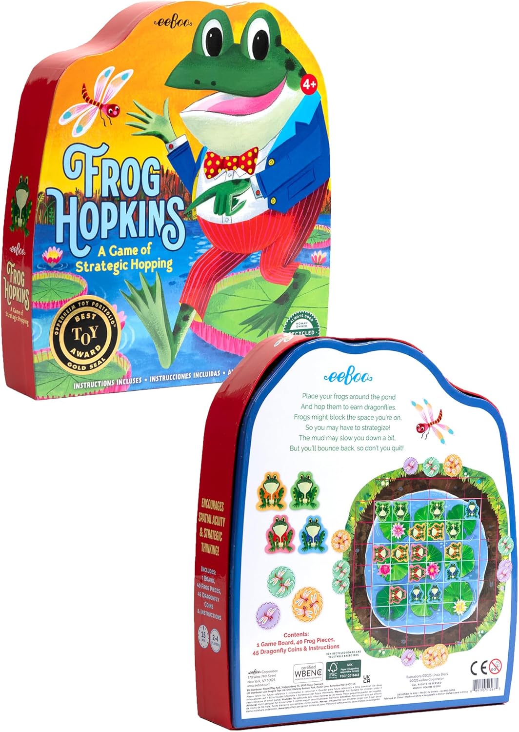 Frog Hopkins Shaped Game