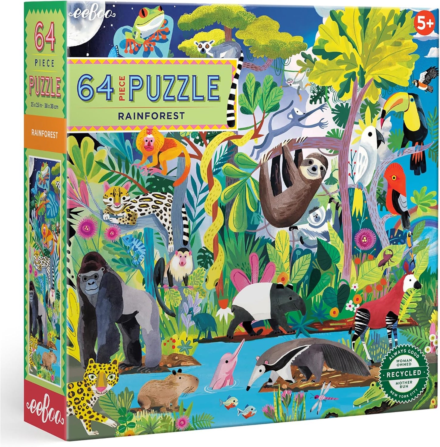 Rainforest 64 Piece Puzzle