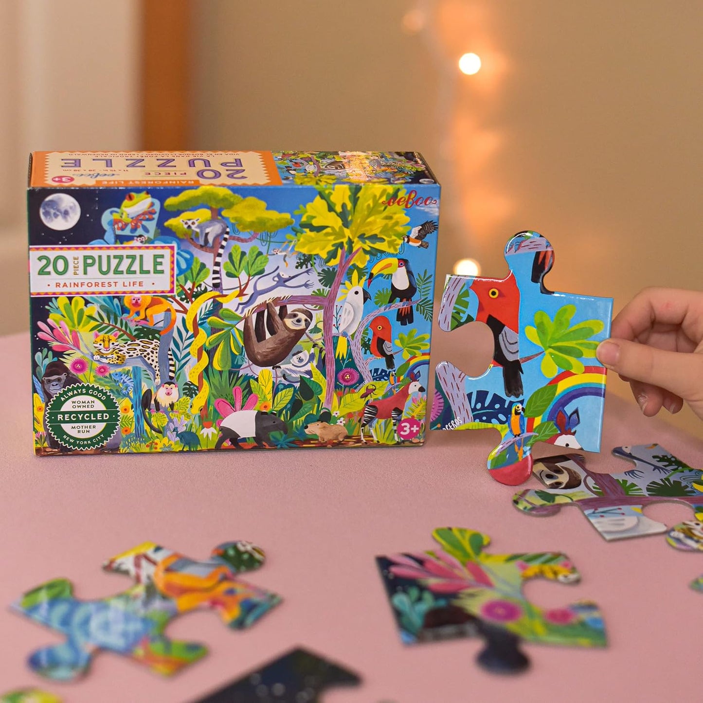 Rainforest Life 20 Piece Puzzle