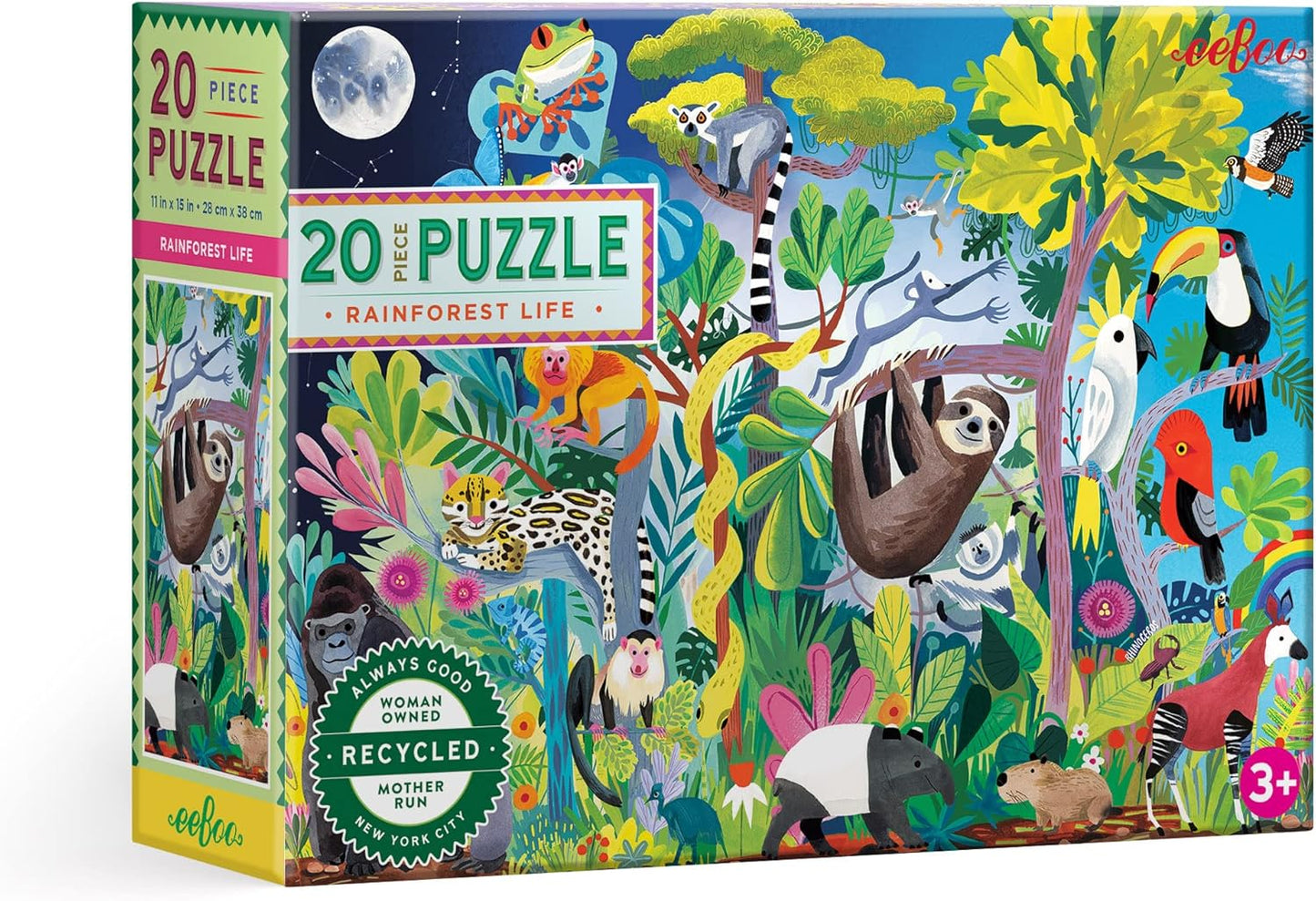 Rainforest Life 20 Piece Puzzle