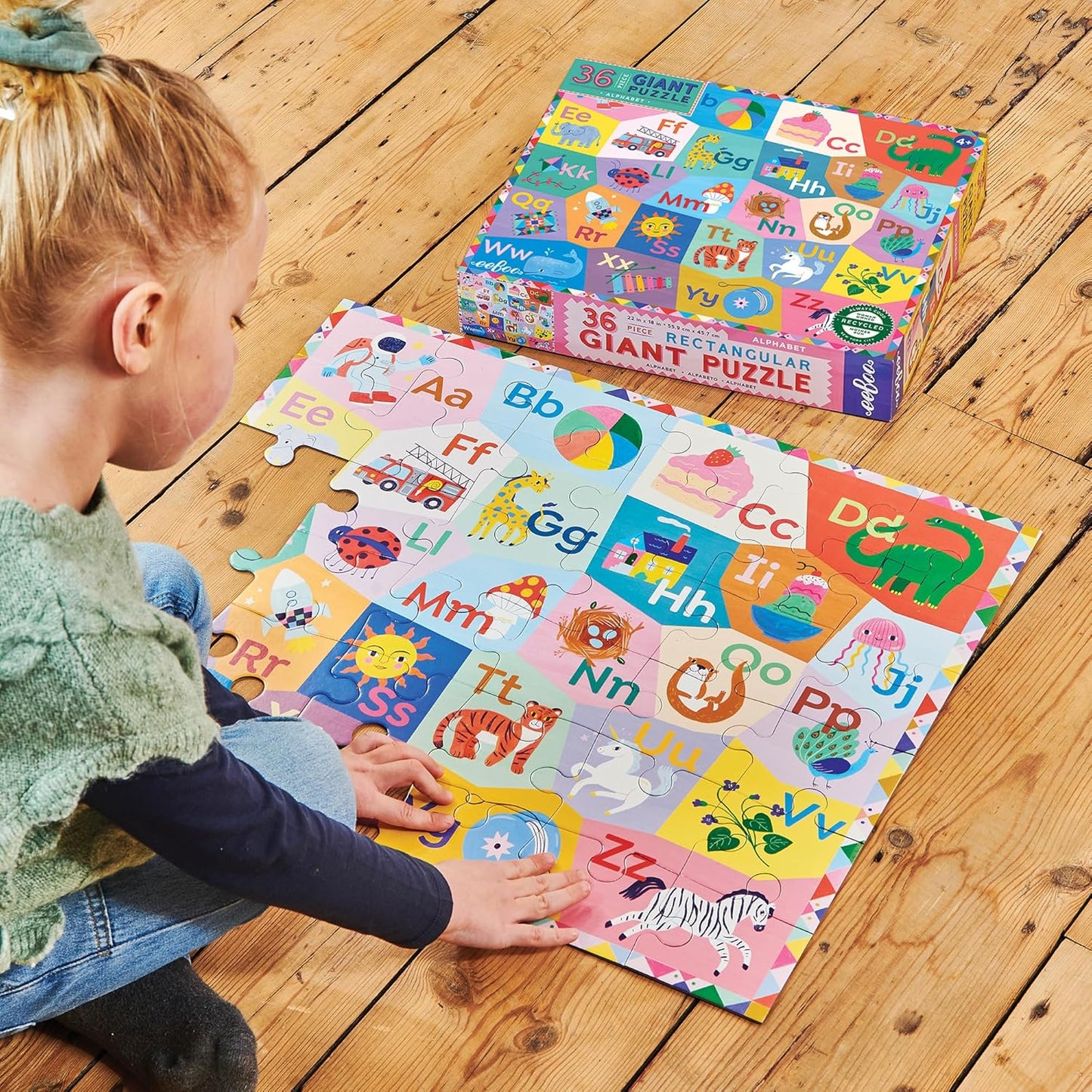Alphabet 36 Piece Giant Puzzle