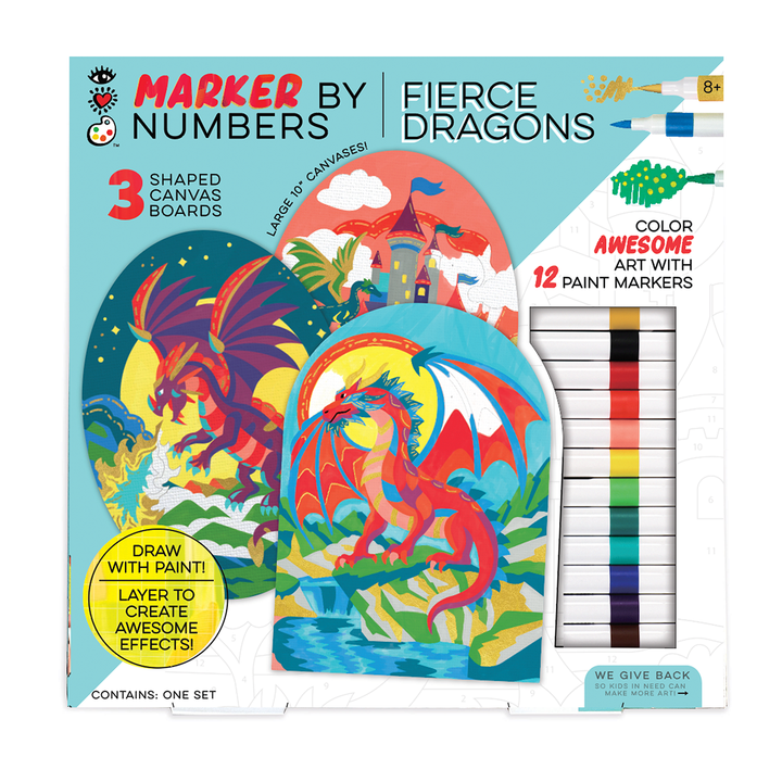 Marker By Number Dragon