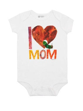 Eric Carle "I Love Mom" Onesie