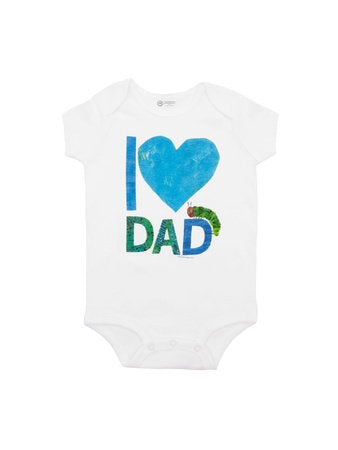 Eric Carle "I Love Dad" Onesie