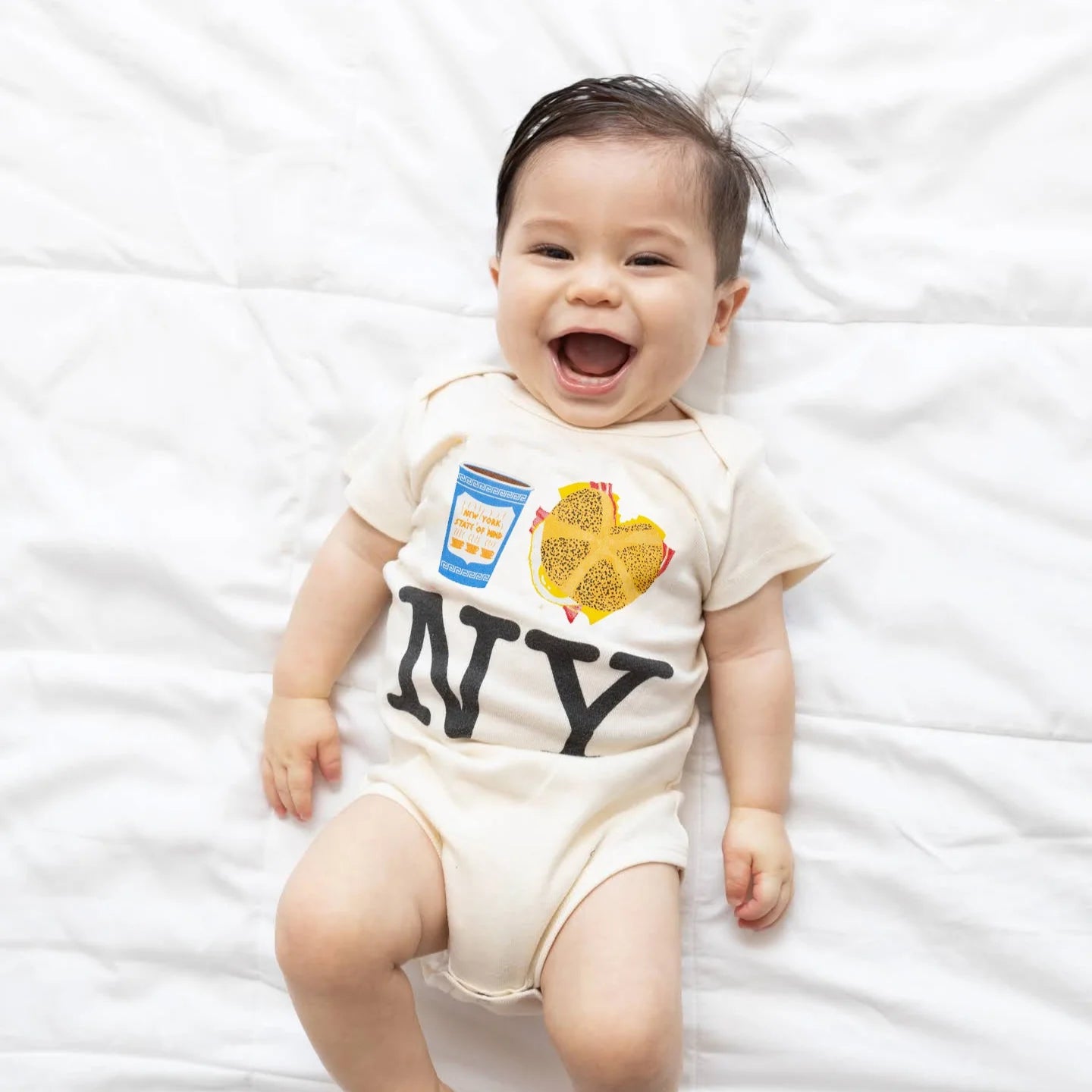Coffee Bacon Egg and Cheese NY Onesie
