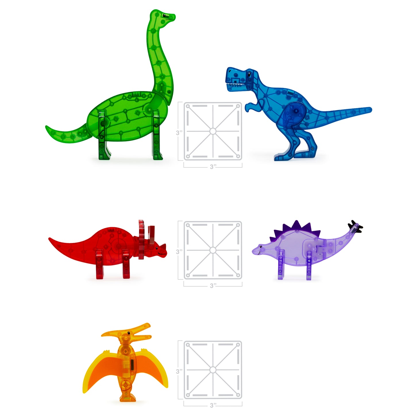 Magna-Tiles Dinos