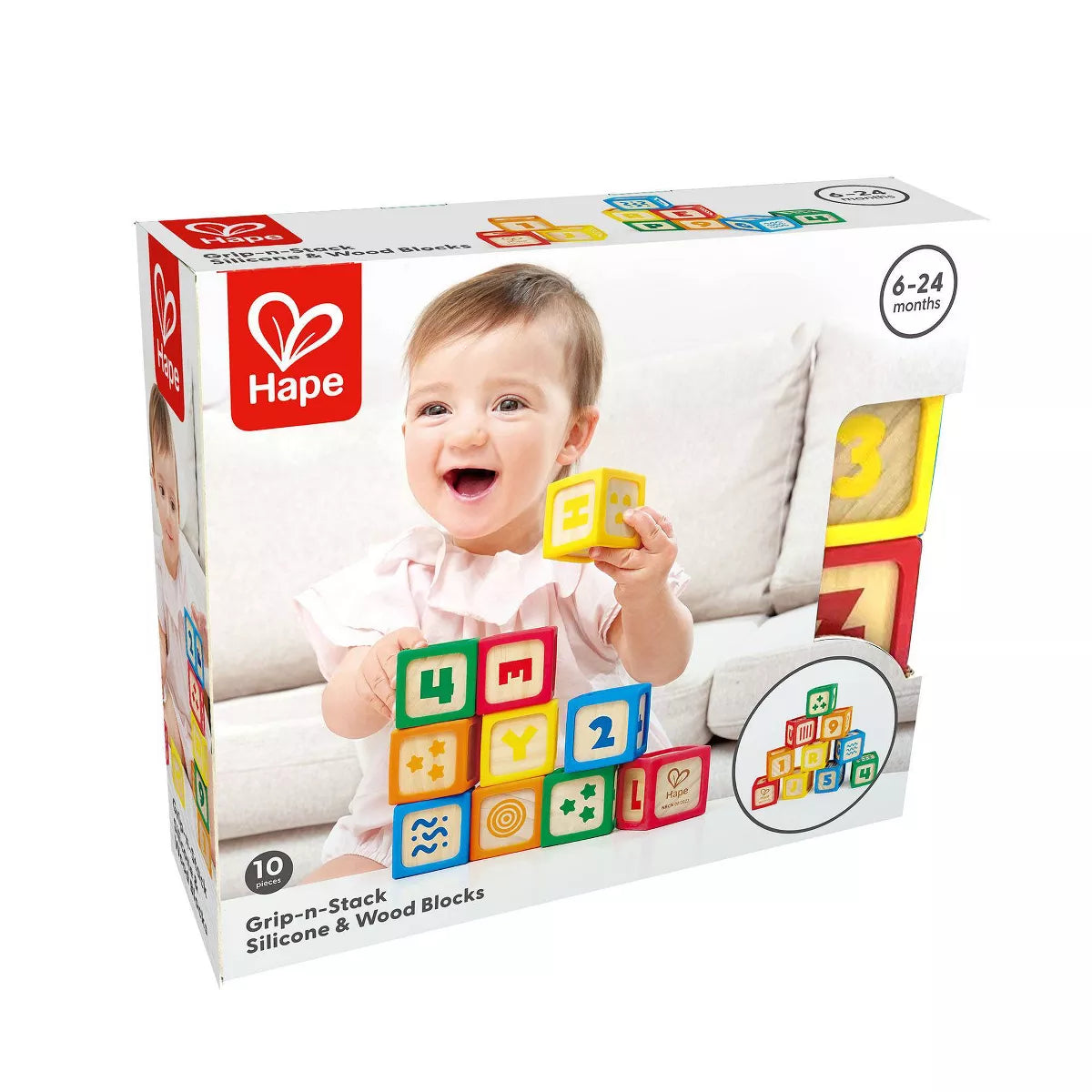 My First Wooden Blocks Stacking Toy