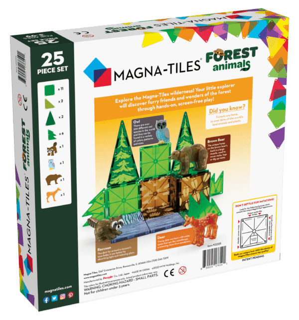 Magna-Tiles Forest Animals 25 Piece Set