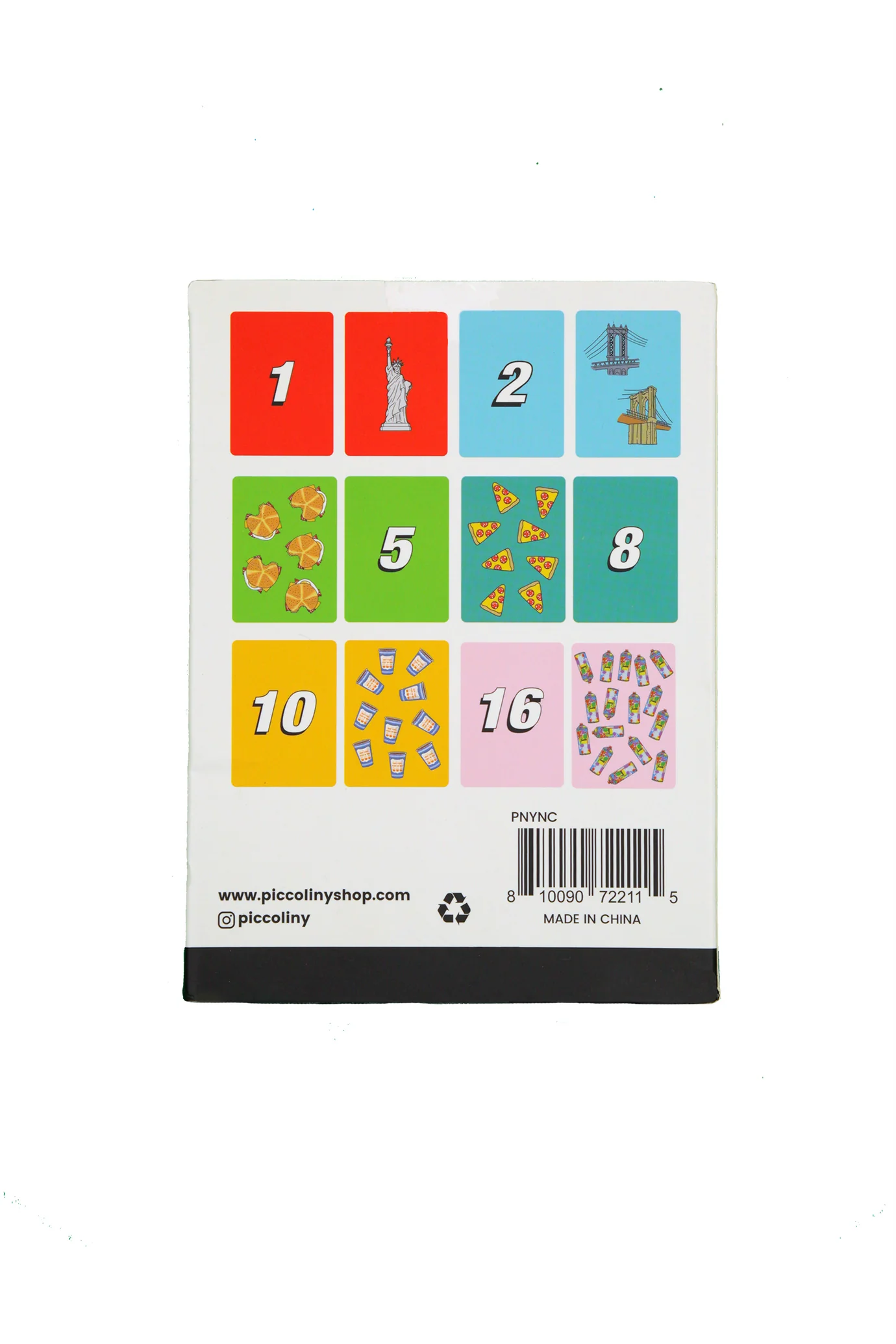 NY Inspired Number Cards