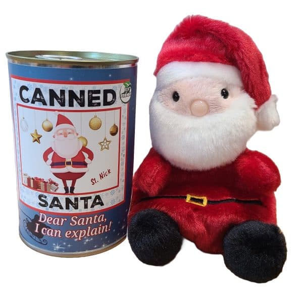 Canned Santa / Stuffed Santa / Xmas Jokes
