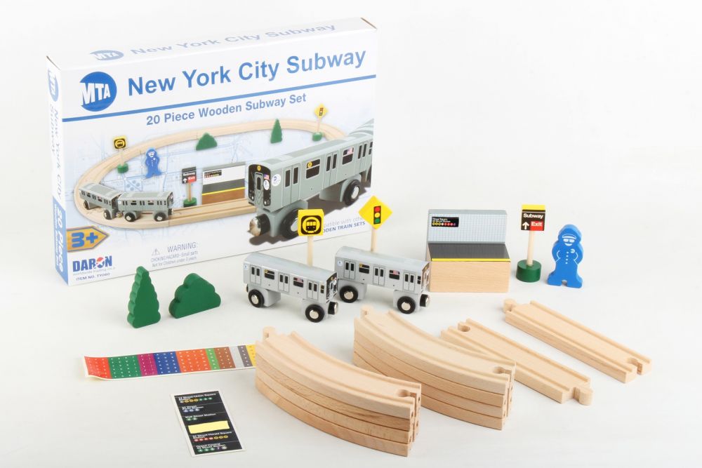 MTA NYC Subway 20 Piece Wooden Set TY060
