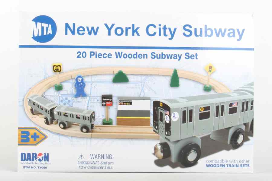 MTA NYC Subway 20 Piece Wooden Set TY060