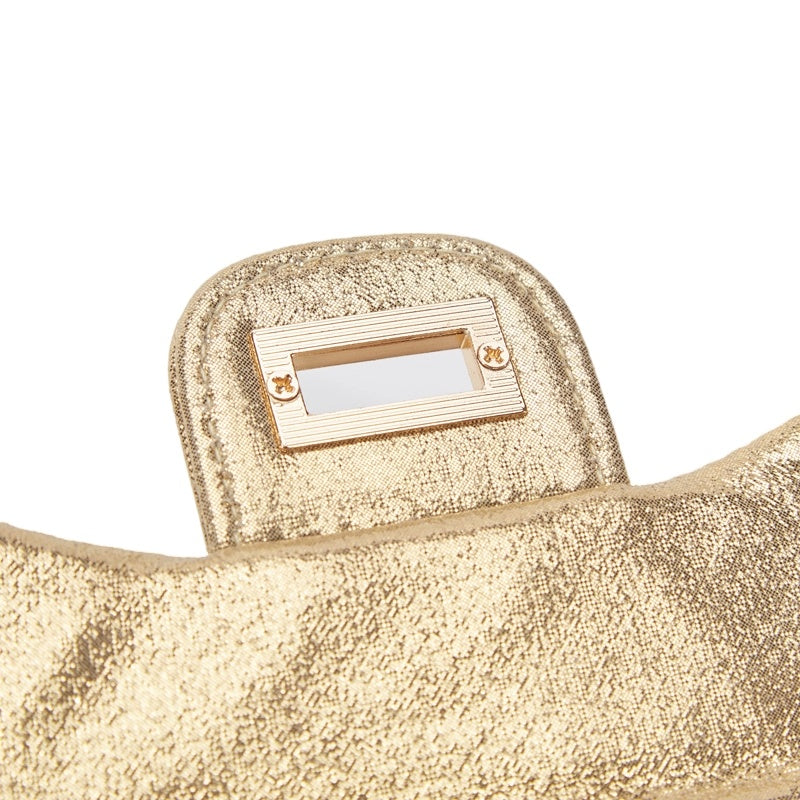 Quilted Purse - Gold