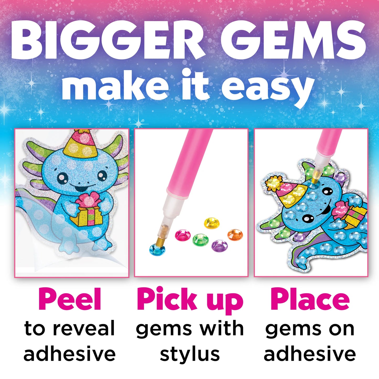 Big Gem Painting Axolotl