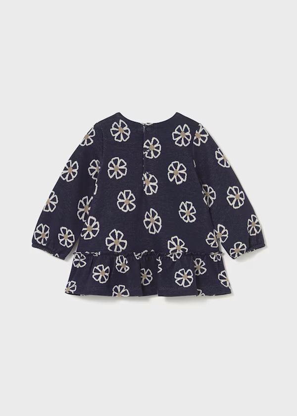 2918 Knit Flower Dress