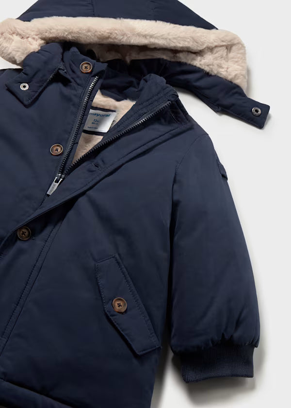 2425 Blue Parka Coat