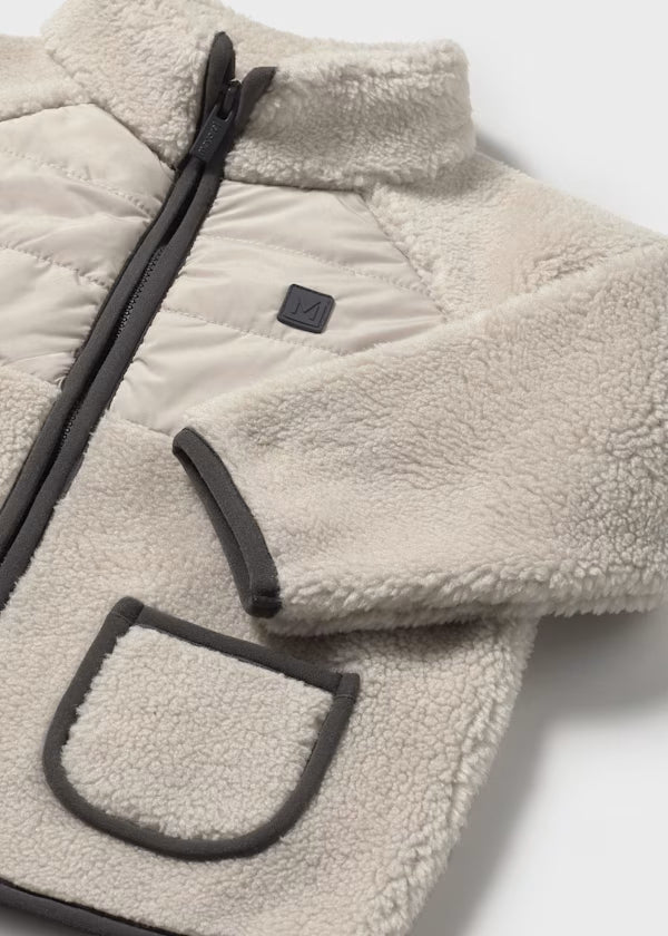 2427 Tan Zip Fleece