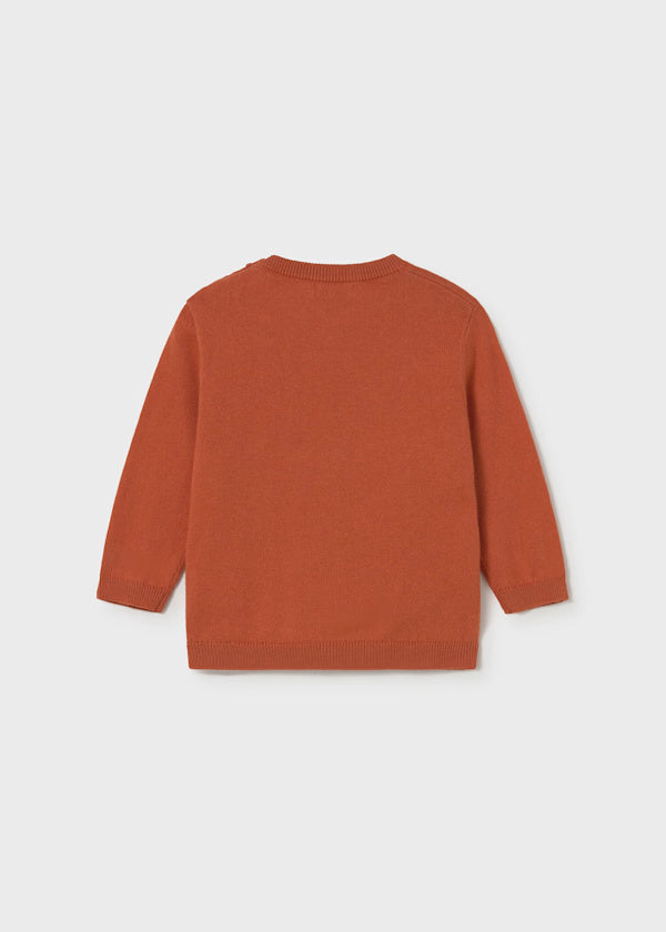 2343 Orange Beagle Sweater