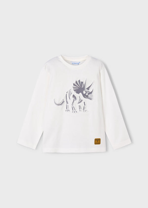4089 Embossed Dino Tee