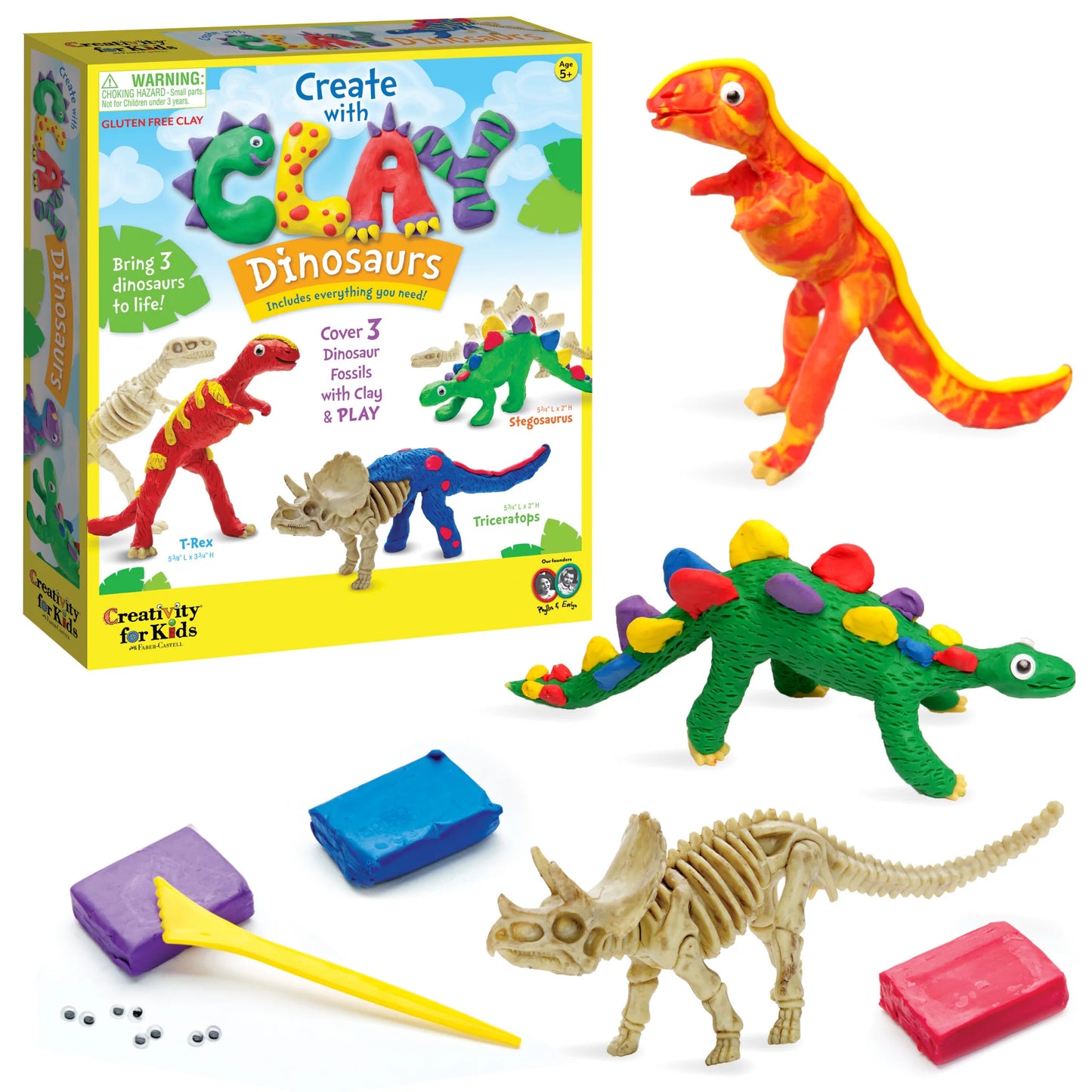 Create with Clay Dinosaurs