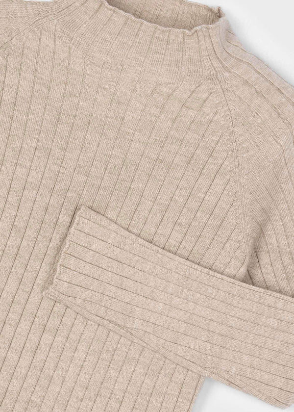 4001 Ribbed Mock Turtleneck
