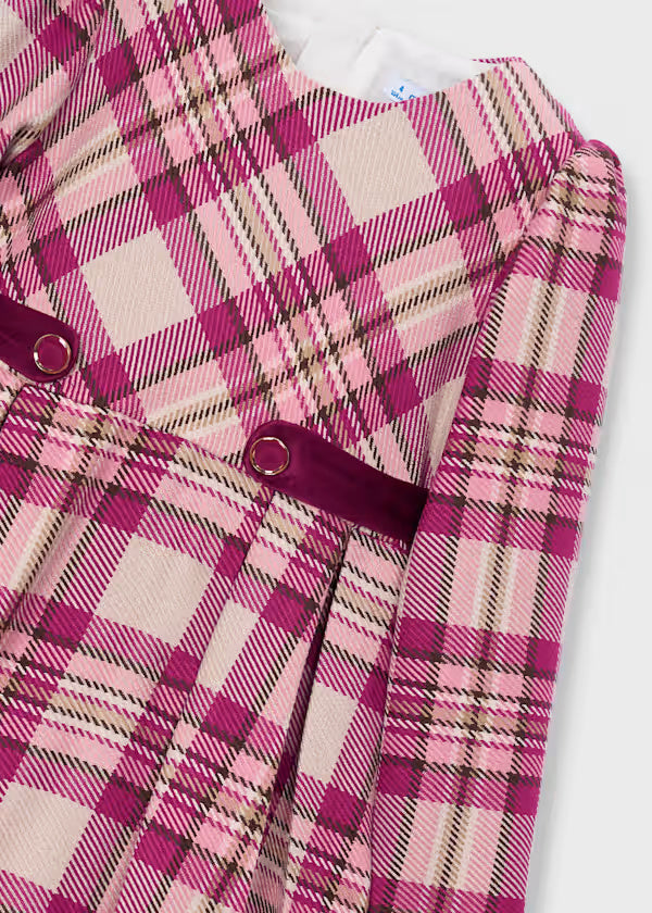 4923 Plaid Dress Raspberry