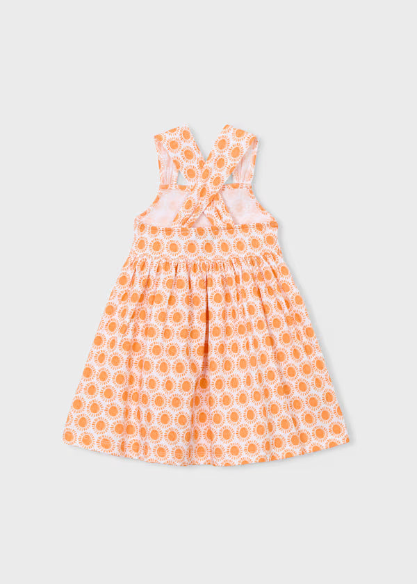 3944 Orange Sun Dress