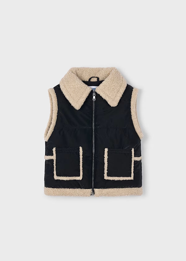 4313 Black Fleece Vest
