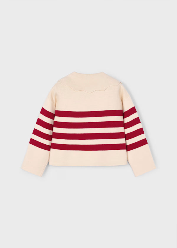 4301 Stripped Knit Sweater