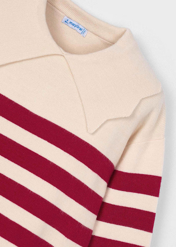 4301 Stripped Knit Sweater