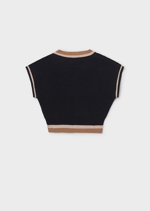 7321 Cropped Sweater Vest