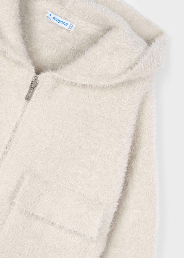 4316 Ivory Hooded Sweatshirt