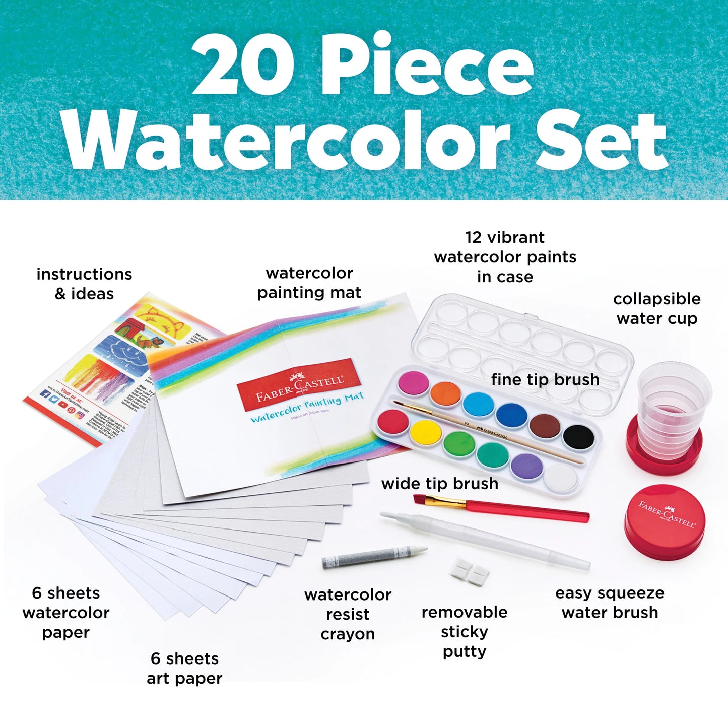 Young Artist Learn to Watercolor