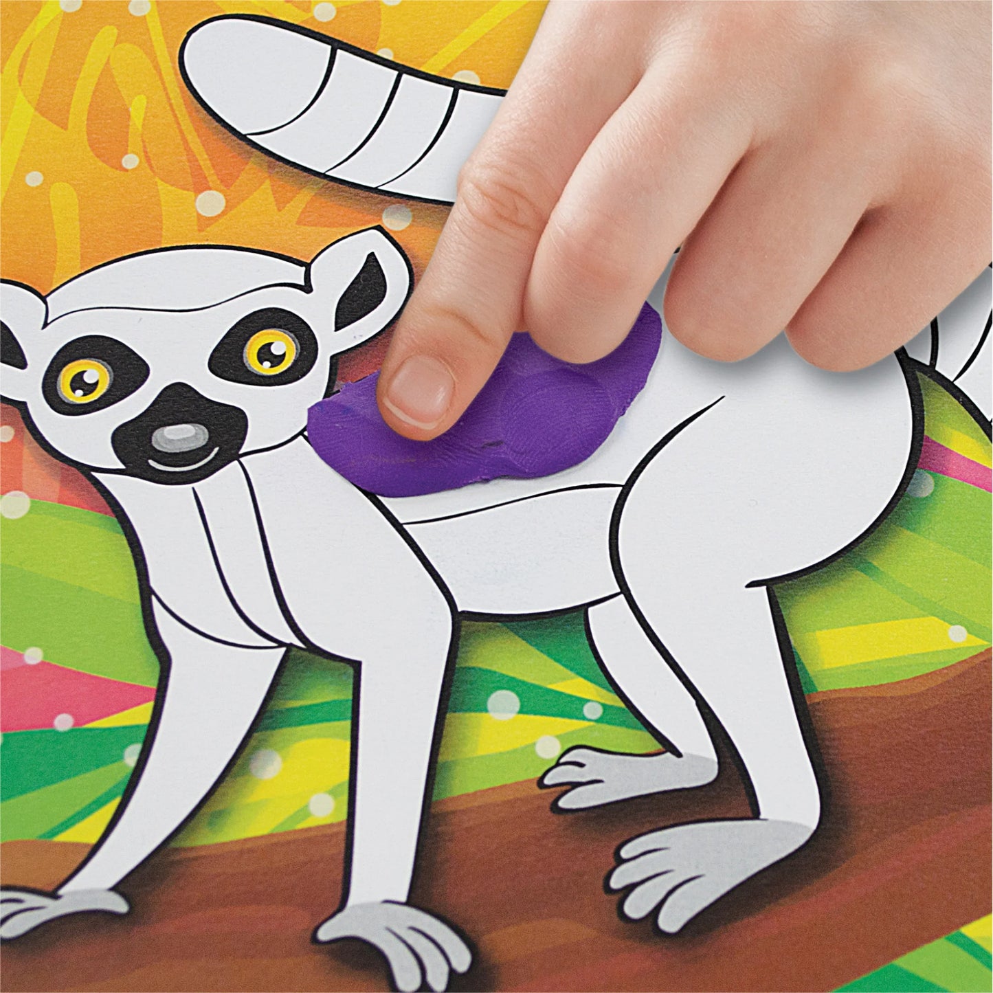Do Art Coloring with Clay