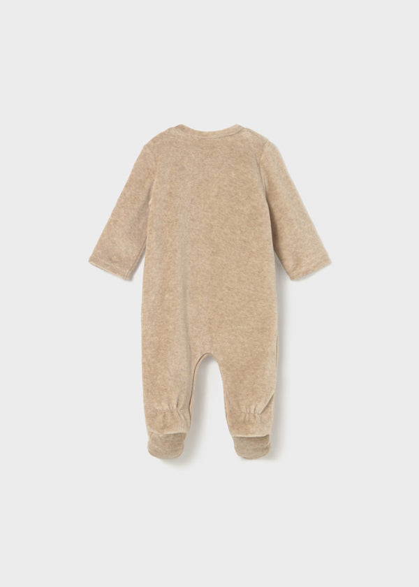 2719 Velour Footie