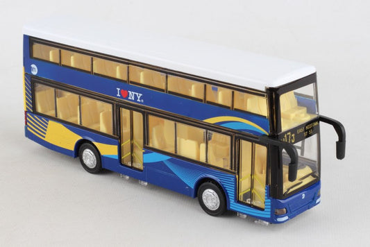 NY135610 MTA DOUBLE DECKER BUS W/ LIGHT & SOUND