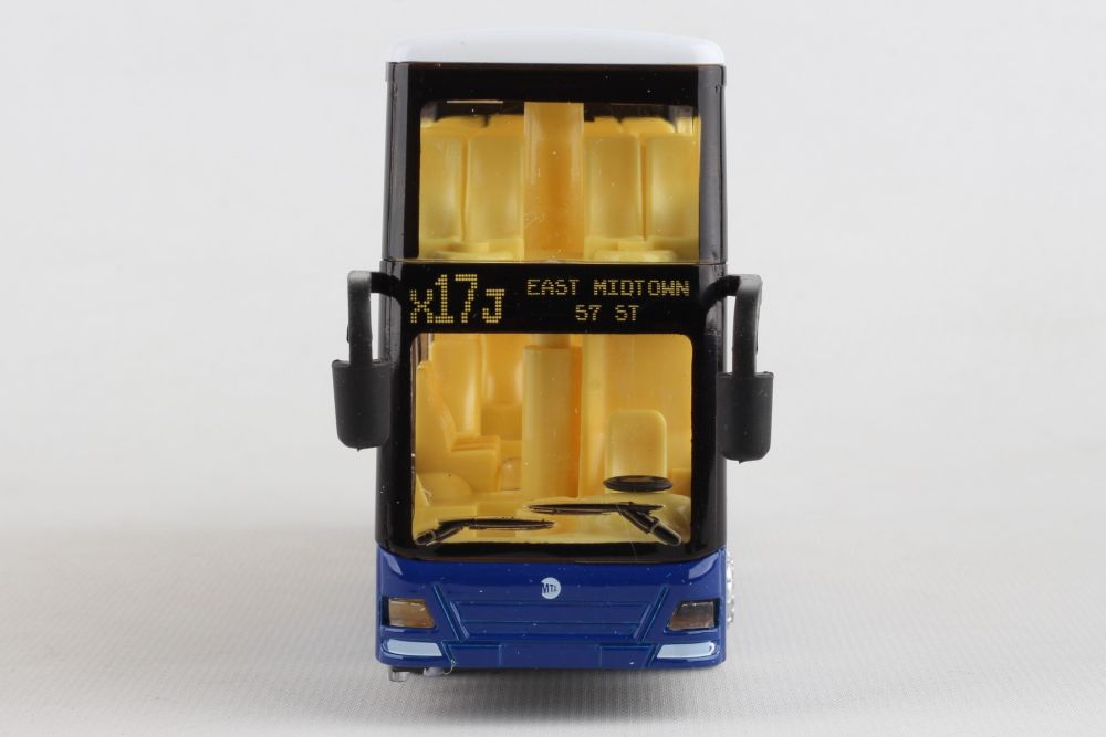 NY135610 MTA DOUBLE DECKER BUS W/ LIGHT & SOUND