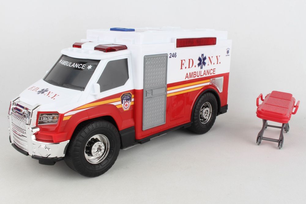 NY206007 FDNY AMBULANCE W/LIGHTS & SOUND